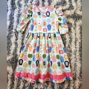 Matilda Jane fruit dress sz 6 #24001D